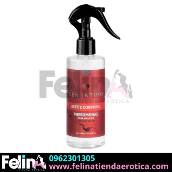 Aceite para masaje con feromonas sen intimo - Felina Sex shop Tienda Erotica Ecuador (2)