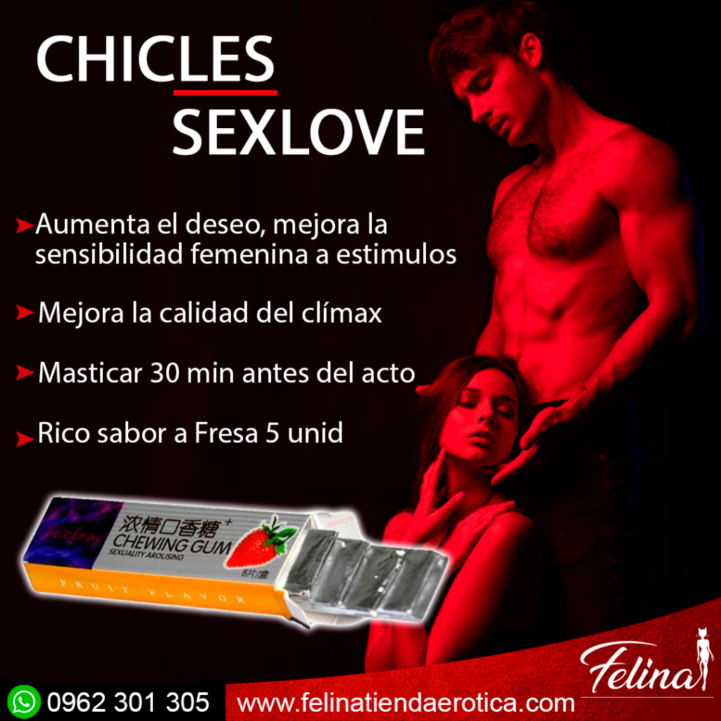 Chicle Sex Love Felina Sexshop Tienda Erotica Ecuador