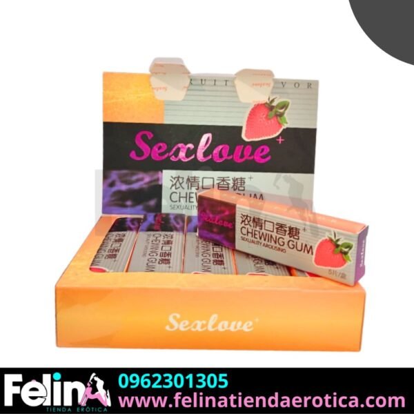 Chicles Sexlove Excitador Femenino - Felina Sex shop Tienda Erotica Ecuador (3)