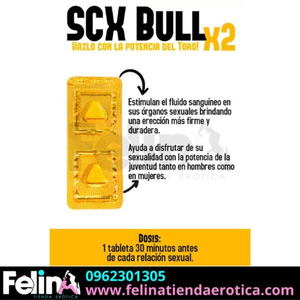 Sexbull Pastillas - Felina Sex Shop Tienda Erotica Ecuador