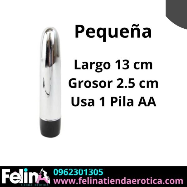 Bala Vibradora Silver - Felina Sex Shop Tienda Erotica Ecuador