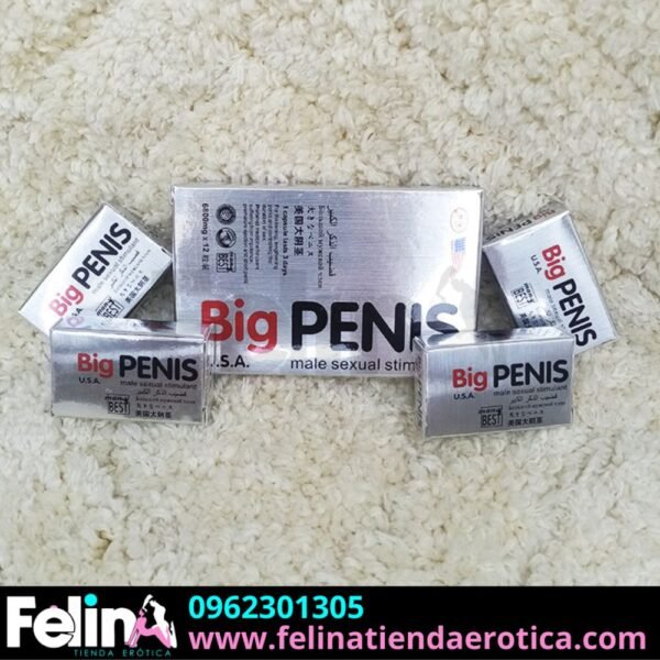 Big Penis Pastilla Retardante Potenciador - Felina Sex Shop Tienda Erotica Ecuador