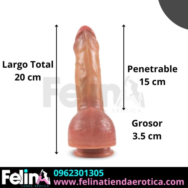 Dildo Eyaculador Ultra Realista Dumo 15 cm - Felina Sex Shop Tienda Erotica Ecuador (3)