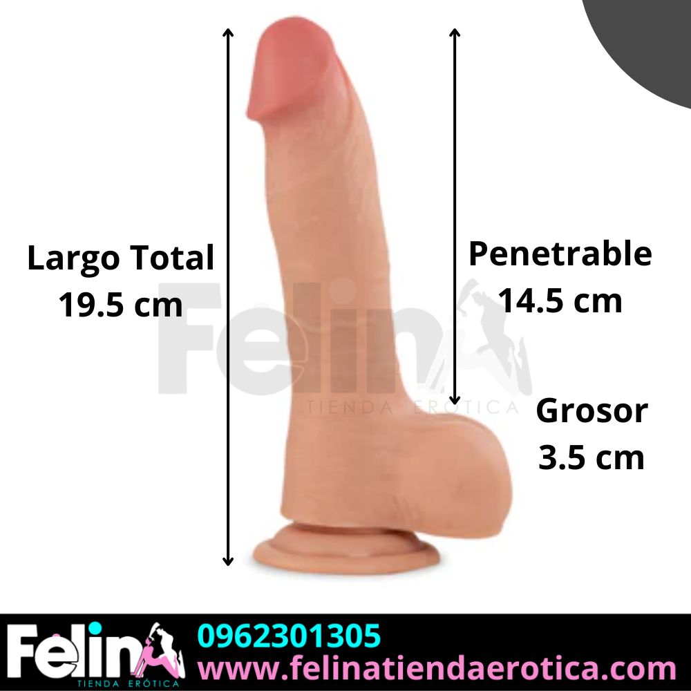 Dildo Ultra Realista Galen - Felina Sex Shop Tienda Erotica Ecuador (3)
