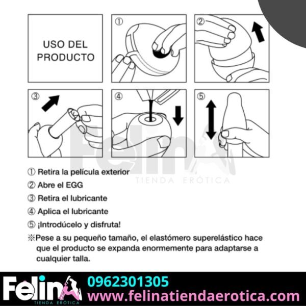 Huevo Masturbador Tenga EGG - Felina Sex Shop Tienda Erotica Ecuador (3)