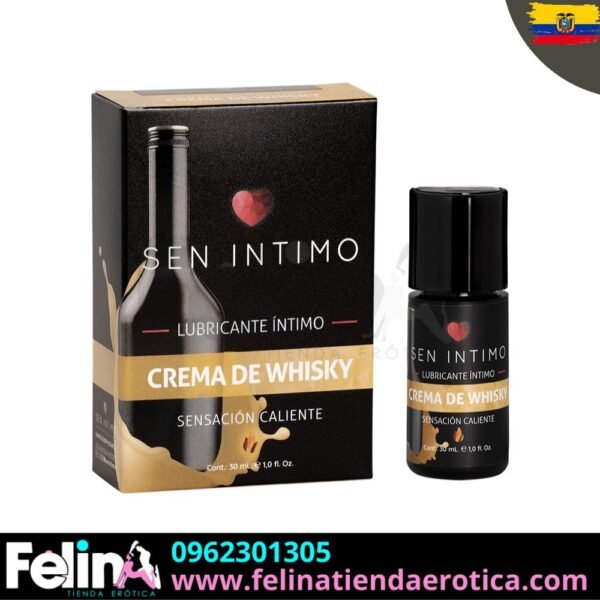 Lubricante Caliente Crema de Whisky 30 ml - Felina Sex Shop Tienda Erotica Ecuador (2)