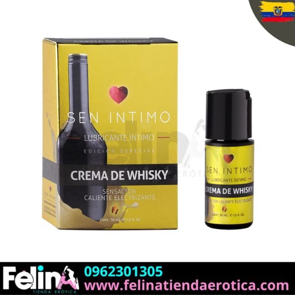 Lubricante Electrizante Crema de Whisky 30 ml - Felina Sex Shop Tienda Erotica Ecuador (2)