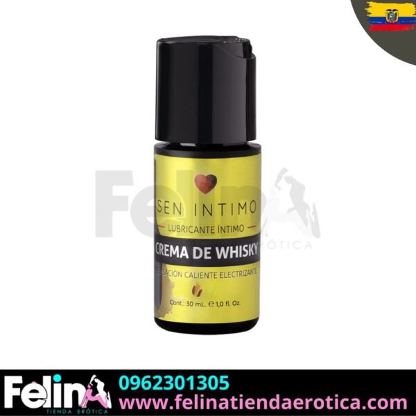 Lubricante Electrizante Crema de Whisky 30 ml - Felina Sex Shop Tienda Erotica Ecuador (3)