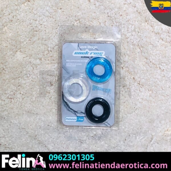 Set Anillos Retardantes - Felina Sex Shop Tienda Erotica Ecuador (3)